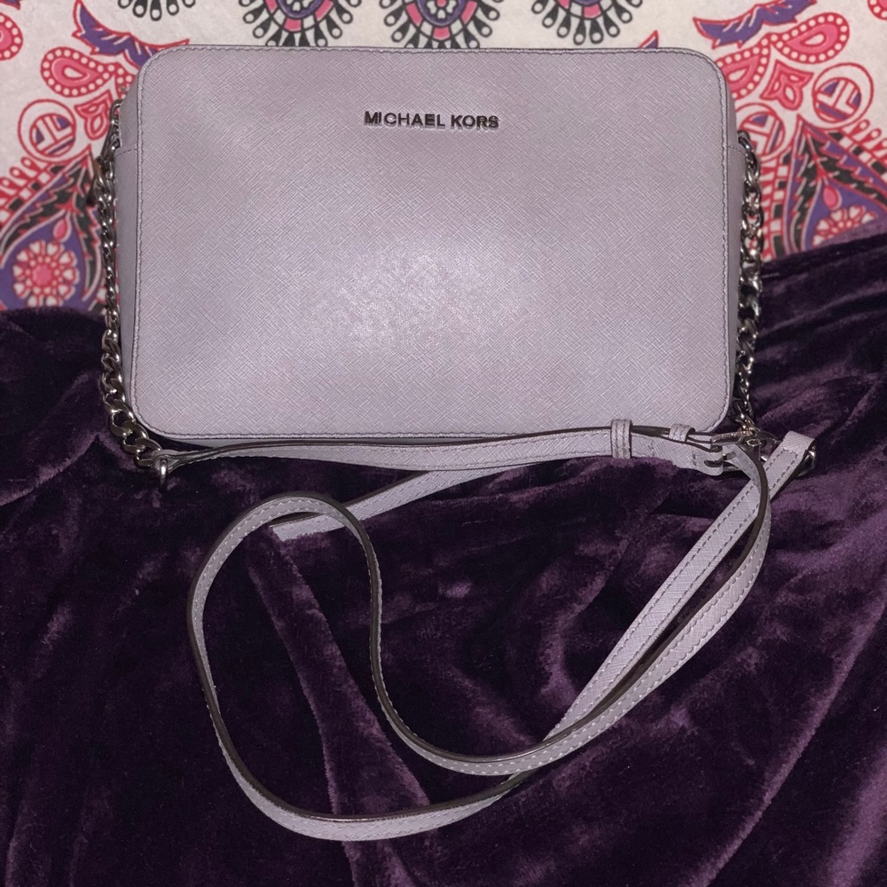 Liliac color, Jet Set MK Crossbody